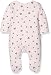 Absorba Baby Girls 0-24m Dors Bien Footies, Red (Peach), 0-3 Months (Manufacturer Size:1 Month)