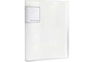 LANKYBOX Livre de présentation de Stockage de Peinture au Diamant, Dossier Transparent A3 avec 20 Pochettes Transparentes pour peintures au Diamant 30 x 40 cm ou Moins