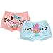 Set of 2 Cute Girls Underwears Children Modal Underwears(Fashion princess)