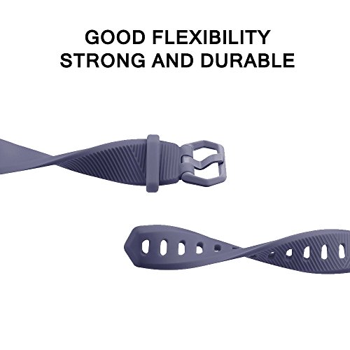 fit-power Neueste Fitbit Alta HR und Alta Band mit Metall Verschluss, Silikon Ersatz für Fitbit Alta HR und Alta (gratis Displayschutzfolie inklusive) - 4