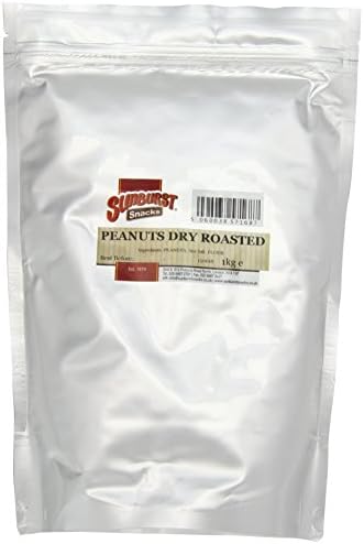 Sunburst Peanuts Dry Roasted  and  Salted 1 kg (Pack of 2)