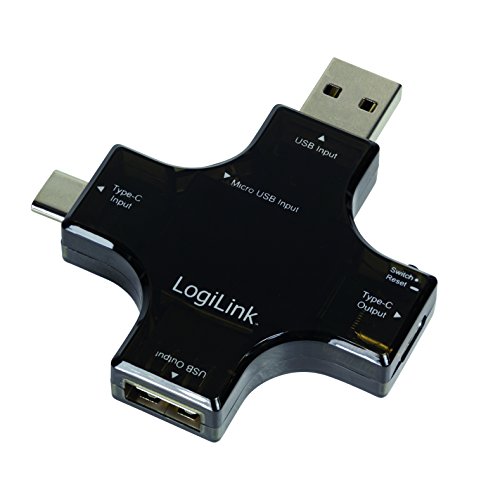 Preisvergleich Produktbild LogiLink PA0160 USB Power Multimeter Leistungsmssgerät Schwarz