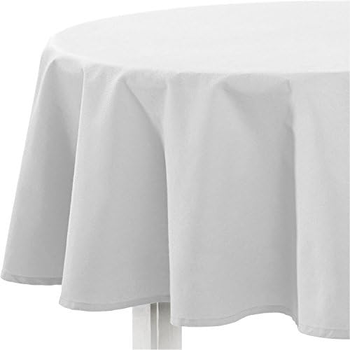 REDBEST tablecloth white size oval: 160x220 cm