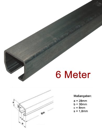 Preisvergleich Produktbild Bauer 113019, Laufschiene Typ 10 Industrie 6m