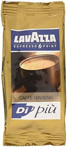 Lavazza Espresso Point 50 Capsule Bevanda al Caffè con Ginseng, 25 Astucci da 2 Capsule