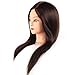 BEAUTY STAR® Professional 20" 70% Real Long Hair Hairdressing Cosmetology Mannequin Manikin Training Training Head With Clamp Stand