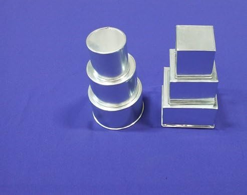 Mini Round Cake Baking Tins and Cake Pans (3 Tier Round)