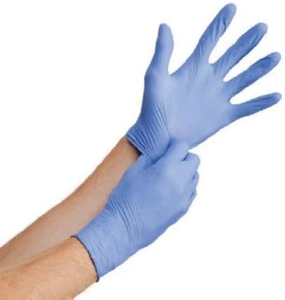ReadiGloves Nytraguard Bluple Nitrile Gloves - Medium (Box of 100)
