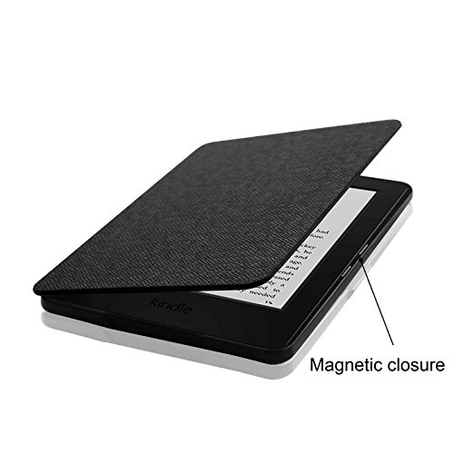 Kindle (7.Gen 2014 Modell) Hülle Case – Fintie Ultra Slim Lightweight Schutzhülle Tasche Etui Cover – Die dünnste und leichteste Hülle für Amazon Kindle (nur geeignet für Kindle 2014 Modell mit Touchscreen), Schwarz - 5