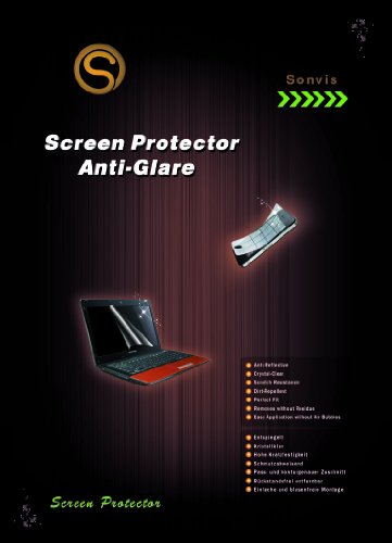Displayschutzfolie für Laptop 15,6 Zoll [345 x 194 mm] 16:09 matt entspiegelnd Anti Reflektion