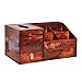 Produktbild CZH Rote Mahagoni Holz Fernbedienung Papierhandtuch Aufbewahrungsbox Multifunktionsbox Kreative Wohnzimmer Zu Hause Tablett,Tissue Box,29 * 18 * 15 cm