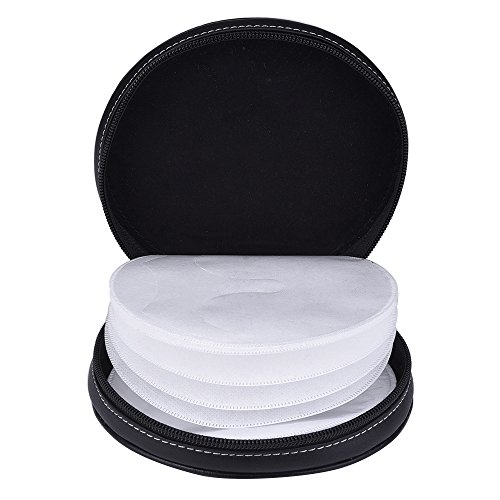 Mudder tragbare 20 CD Disc Aufbewahrungstasche Case CD / DVD Tasche für Auto, Haus, Büro und Reisen - 4