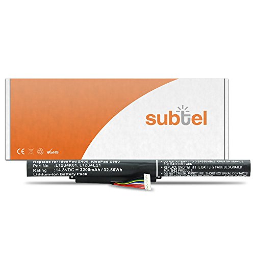 subtel® Notebook Akku für Lenovo IdeaPad Z400 / Z400 Touch / Z410 / Z500 / Z500 Touch / Z510 / Z510 Touch (2200mAh) - L12L4K01 / L12M4E21 / L12M4K01 / L12S4E21 / L12S4K01