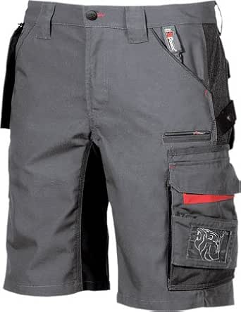 U POWER Start: Pantaloni/Bermuda da Lavoro Corti Estivi con Ampie Tasche  Anteriori, Laterali Multifunzione e Tasca Removibile - Inserti in Cordura  antiabrasivo : Amazon.it: Abbigliamento