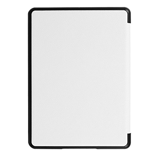 IVSO Ultra Schlank Ständer Slim Leder zubehör Schutzhülle mit Automatischem Schlaf Funktion für Neue Kindle eReader, 15,2 cm 6 Zoll (8. Generation – 2016 Modell) perfekt geeignet,Weiß - 5