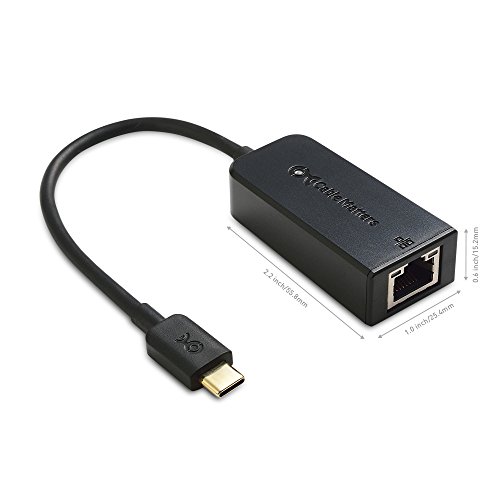 Cable Matters® USB 3.1 Type C (USB-C) auf RJ45 Gigabit Ethernet LAN-Netzwerkadapter Schwarz - 2