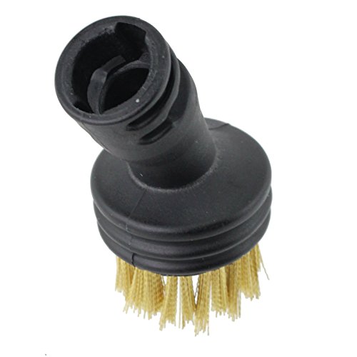 SPARES2GO Universal Round Metal Bristle Brush Steam Mop (Pack of 5