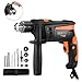 Price comparison product image Hammer Drill, Tacklife Hand Electric Drill 710W, 2800 RPM, Variable Speed, Hammer & Drill 2 Modes in 1, 13mm Keyed Chuck, 360°Rotating Handle, 12 Pcs Accessories Set| PID01A