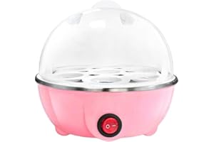 siduytin Quick And Healthy Egg Cooker - Various Cooking Options Large Capacity PP Electric Egg Cooker Electric Egg Boiler, Pink 1 Layer