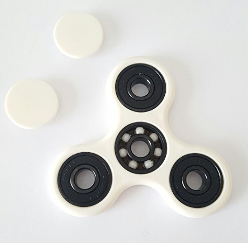 JOY Fidget Spinner ADHD Focus Toy Ultra Durable High Speed Hybrid Ceramic Bearing Long Spins Fun White JOY Fidget Spinner ADHD Focus Toy Ultra Durable High Speed Hybrid Ceramic Bearing Long Spins Fun White