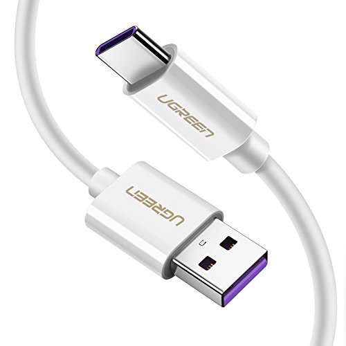 UGREEN C  ble USB C 5A Super Charge C  ble USB Type C pour Huawei P20 Pro P10 Plus Mate 10 Pro Mate 10 Porsche Design Mate 9 Pro Honor 10 Honor View 10 Mate RS Porsche Design  1M
