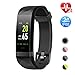 Produktbild Letsfit Fitness Armband Farbbildschirm mit Pulsmesser, Fitness Tracker IP68 Wasserdicht 0,96 Zoll Aktivitätstracker Schrittzähler Pulsuhren Smart Watch Uhr für Herren Damen