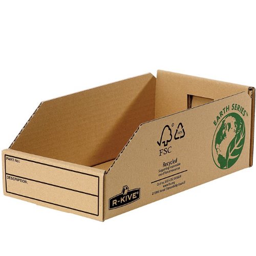 Preisvergleich Produktbild Kleinteilebox, 147x102x280, Lagerkasten, Sichtlagerkästen, Regalkarton, Lagerkarton, Fellowes, 7354