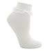 TICK TOCK COTTONIQUE Baby & Girls Socks Cute Frilly Ruffle Organza Lace School