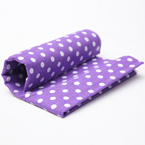 KING DO WAY Baumwollstoff 7X Stoffpakete Patchwork Stoffe Baumwolle Stoffreste Paket Stoffpakete Violett 50x50cm - 9