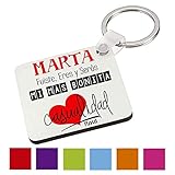  Kembilove Llavero Pareja Personalizado con Nombre - Fuisteis Eres y Seras mi mas bonita Casualidad - Llaveros con foto Personalizada - Llaveros Frase Impresa - Llaveros San Valentín