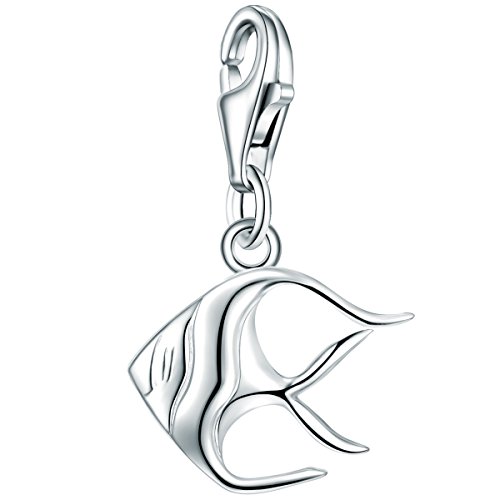 Rafaela Donata Charm Collection Damen-Charm Fisch 925 Sterling Silber  60600022