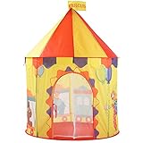 TRAGBAR & FALTBAR: Playhouse kann in wenigen Minuten aufgestellt und umgeklappt werden. Es ist leicht und einfach zu bewegen, ideal für Zuhause, Party, Garten und Tagespflege.