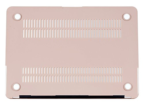 MOSISO Ultra Slim Plastik Hartschale Schutzhülle Snap Case für MacBook Air 13 Zoll (A1466 / A1369), Kamel - 7