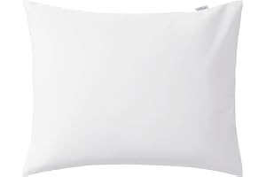 Jotex Zack Satinörngott – 100% högkvalitativ exklusiv satin av ekologisk bomull GOTS-certifierat örngott, vitt 50 x 70 cm