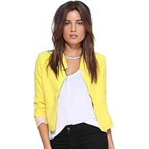 ZKOO Chaqueta Mujer Americana Blazer Traje Blazer De Slim Fit Elegante Oficina Femenina Capa Cazadoras Abrigos Para Mujer