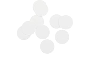 BEEHUG 10pcs NFC Tag, NTAG215 NFC Cards White IC Card Near Field Communication Chip, Programmable Round Blank Cards Compatible with Tagmo Amiibo and All NFC Enabled Mobile Phones and Devices - 25 Mm/ 1 in