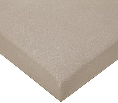 Easy dort Lot de 3 draps housse Coton Bio - 60x120 - Noisette