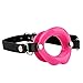 Produktbild Mizz Zee Mund Geknebelt Ball Weich Silikon Mundknebel Ring Ball Gag mit Ledergürtel für Oralsex(Rosa)