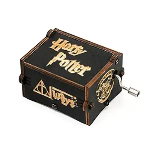 Harry Potter Music Box,Eastern Eagle Harry Potter Merchandise Wooden Box Gifts for Girls/Boys Birthday