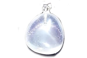 ULRIKE SCHMITT EDELSTEINKREATIONEN Girasol Edelstein Kettenanhänger transparent Silberöse