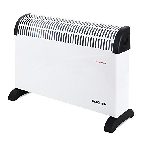 Klarstein HT005CV Konvektorheizung Heizkonvektor (max. 2000 Watt, 3 Heizstufen, Thermostat, geräuscharm, zur Wandmontage geeignet, Timer) weiß - 4