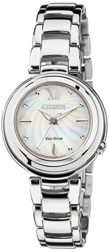 Citizen Damen-Armbanduhr XS Citizen L Analog Quarz Edelstahl EM0331-52D Citizen Damen-Armbanduhr XS Citizen L Analog Quarz Edelstahl EM0331-52D