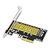 Produktbild poetryer PCIe-Adapter Auf M2-Adapter PCI Express M2 SSD PCIE-Adapter M2 NVME M2 PCIE-Adapter-Unterstützung M Key Computer-Erweiterungskarten M2
