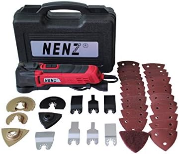 NENZ NZ10-01A AC Oscillating Multi-Tool Kit DIY Tool with 37 Accessories