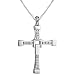 Yellow Chimes Vin diesel Smart Cross Pendant in Austrian Crystal 18K Platinum Gold Plated for Men RS.750.00