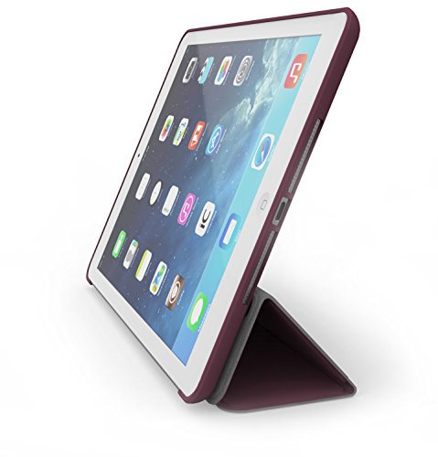 Case for iPad Air 2 – KHOMO – PURPLE – Lila Violett Gehäuse mit doppeltem Schutz, ultra dunn und super leicht. Smart Cover Hulle Schutzhulle fur das neue Apple iPad Air 2 - 3