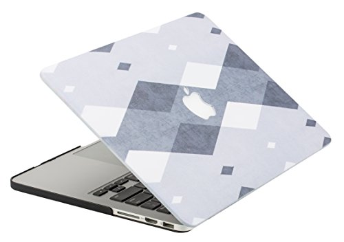 StarStruck MacBook Pro Retina 13 zoll Hülle Schutzhülle Case Cover MacBook Pro 13.3 Retina Hülle {A1502 / A1425} (Grau Weiß Kariert) - 3
