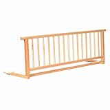 SPROSSENWAND FÜR FREIE SICHT: Die robusten aber runden Stäbe mit Sprossenabstand von 5 cm gewährleisten freie Sicht ins oder aus dem Bett und eine gute Luftzufuhr.