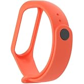 Coverzone Xiaomi Mi Band 7 ile uyumlu Saat Kayışı Ent Kaliteli Xiaomi Mi Band 7 ile uyumlu Spor Saat Kontrast Renkli Termopla