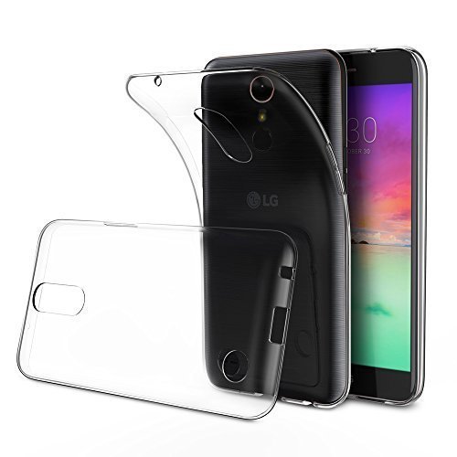LG K10 2017 Hülle Case, Elekin LG K10 2017 Plus Case silikon Hülle Crystal Clear Premium Durchsichtig Handyhülle Backcover Durchsichtig hülle Transparent Case Schutzhüllen TPU Case für LG K10 2017